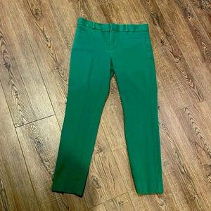 Banana Republic Sloan Dress Pant size four emerald green